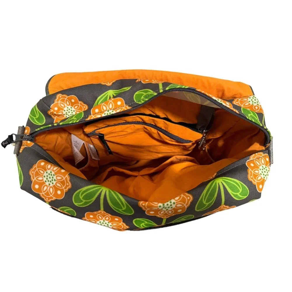 Petunia Pickle‎ Bottom Boxy Backpack Convertible Diaper Bag Floral Print Baby